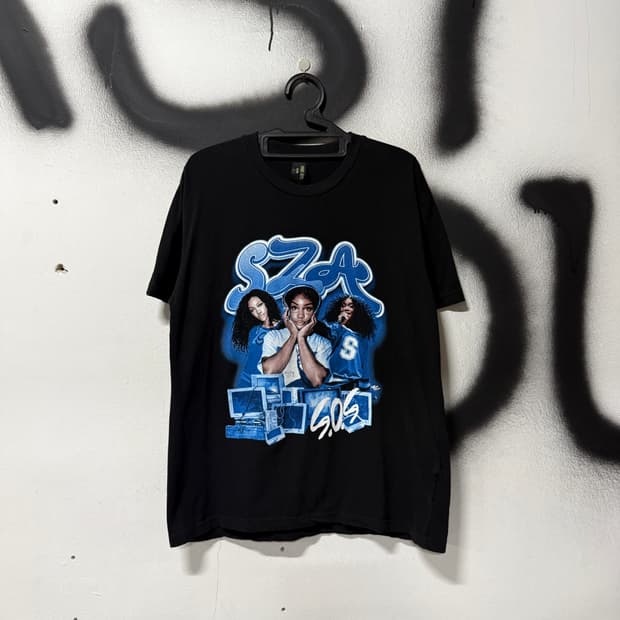 SZA 스자 2023 SOS 투어 기념 굿즈 반팔 밴드 티셔츠