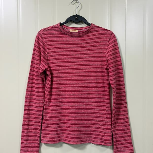 45rpm 여성용 스트라이프 롱슬리브