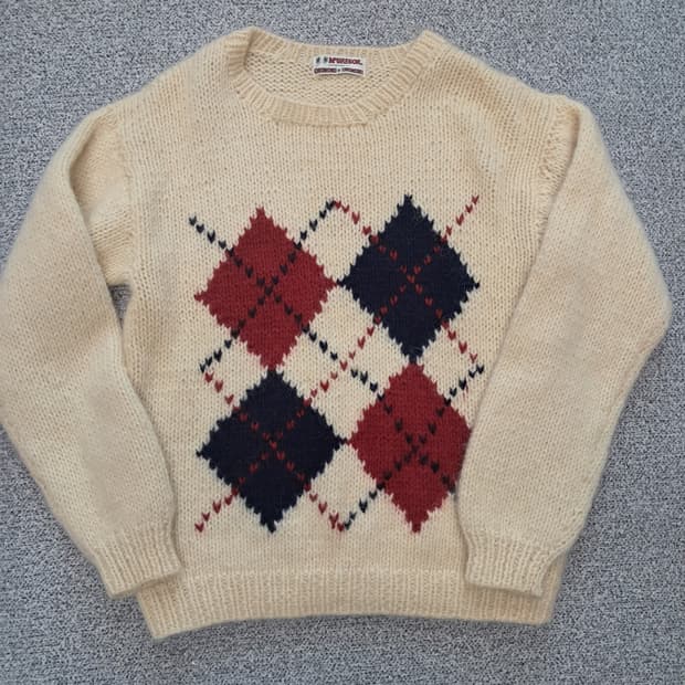 맥그리거90s 아가일니트 공용