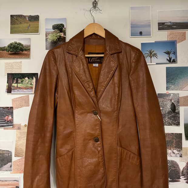 U.S.A. 리얼가죽 자켓