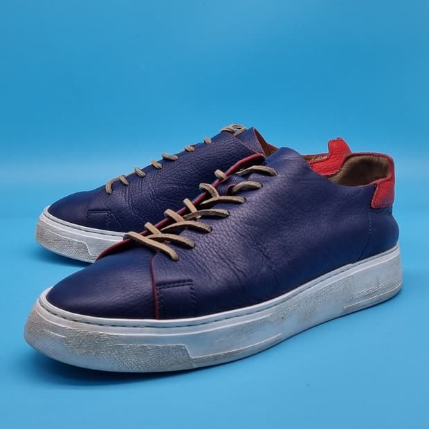 h MSGM 레더 남성스니커즈 270