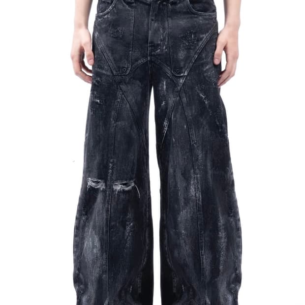 노페이스 스튜디오 데님 BLACK ARTISANAL DUNE DENIM