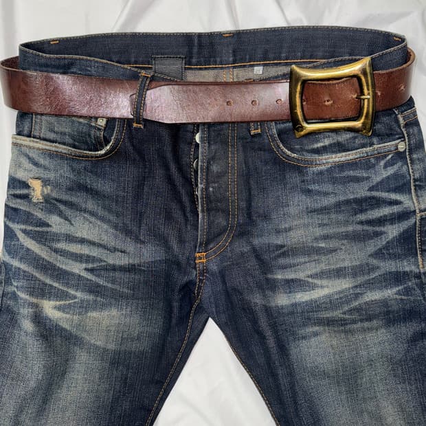 돌체앤가바나 빅 버클 벨트