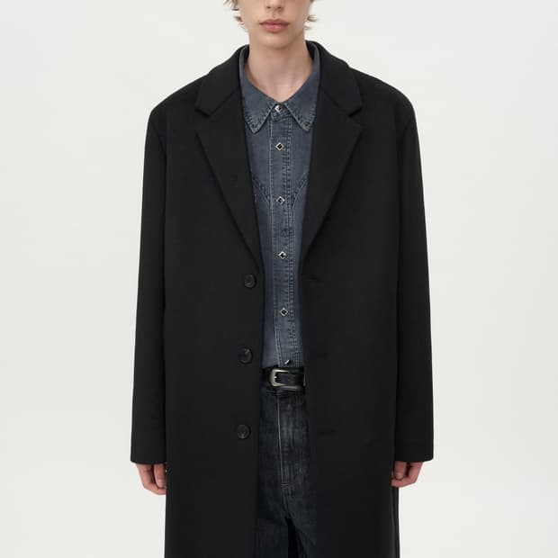 인사일런스 캐시미어 롱코트 M사이즈