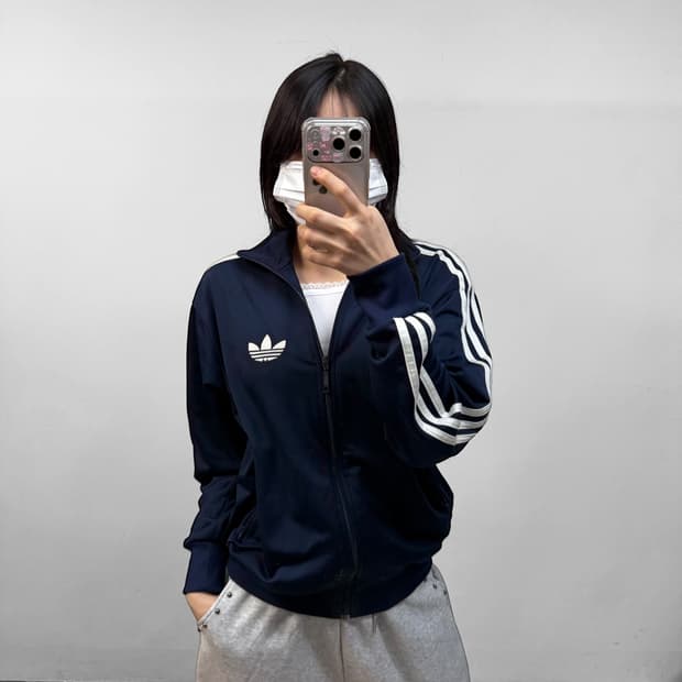 아디다스 파이어버드 트랙탑 져지 네이비