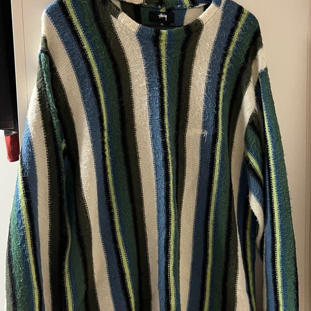 stussy vertical stripe knit