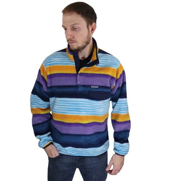 15SS 파타고니아 신칠라 스냅-T 페인티드 피츠 스트라이프