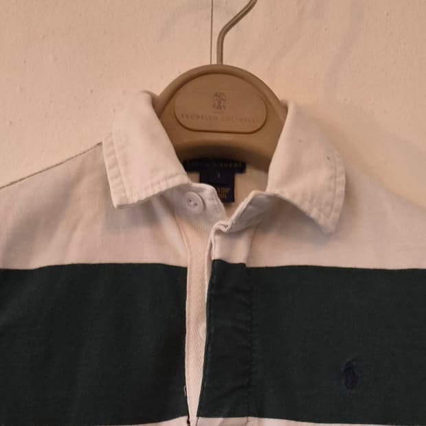 폴로랄프로렌 키즈 긴팔코튼카라티셔츠 7T