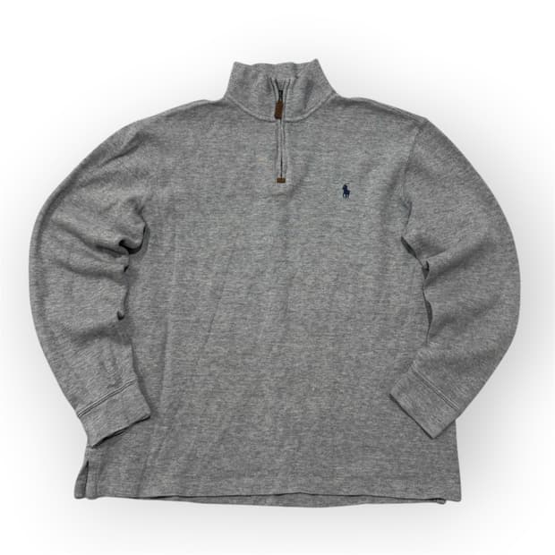 폴로 랄프로렌 하프집업 그레이 니트 
