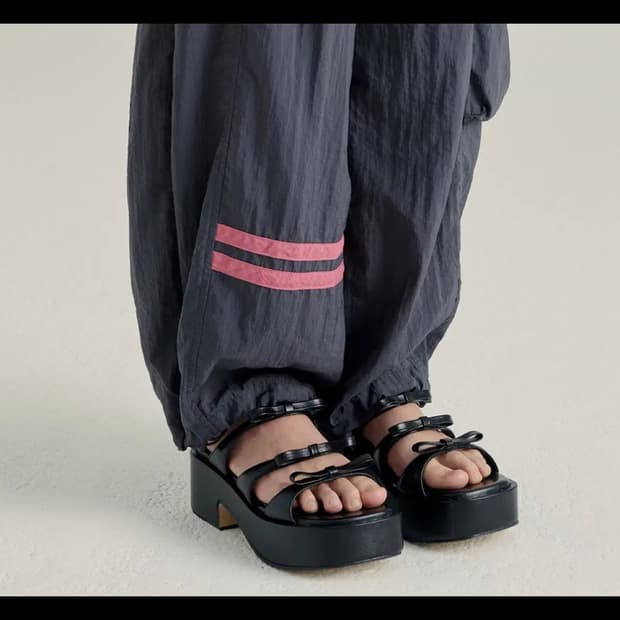 마지셔우드 리본샌들 240 블랙