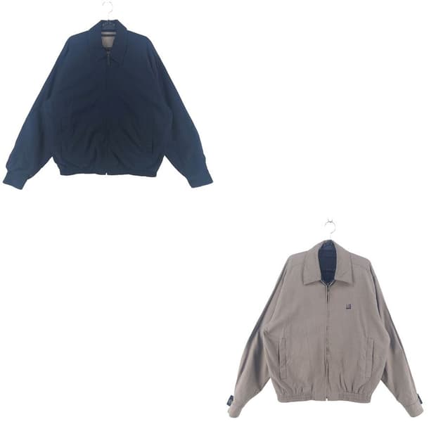 [남M]던힐 네이비베이지 리버서블 클래식 코치 자켓[Y64-094]