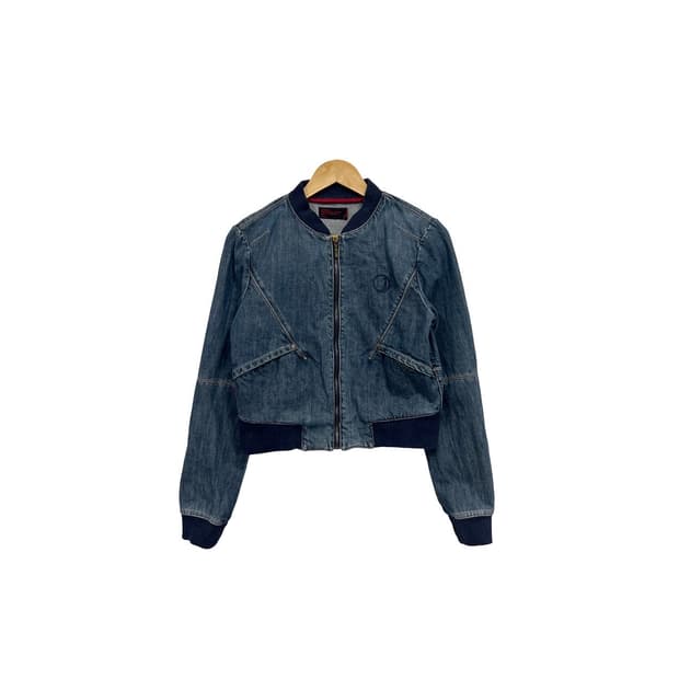 리바이스 엔지니어드 봄버 데님 크롭 자켓