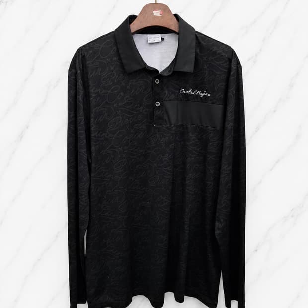 105,XL )) CASTEL BAJAC 까스텔바작 카라 긴팔티셔츠~