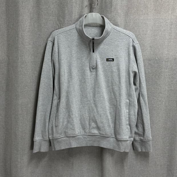 [M/루즈핏] 내셔널지오그래픽 반집업 긴팔 맨투맨티