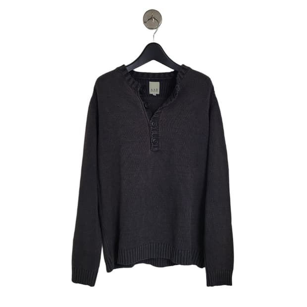 Military henley knit