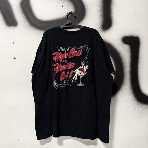 Gildan 길단 빅사이즈 올드스쿨 펑크 프린트 반팔 티셔츠