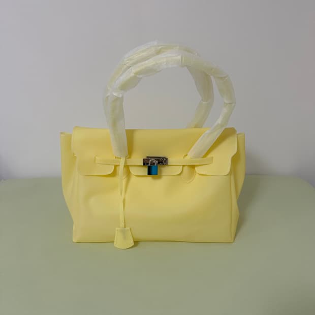 바로배송💛키키 젤리버킨백 버터옐로우💛