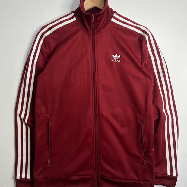 아디다스 버건디 베켄바우어 져지 