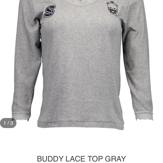 샬롬클럽 버디 레이스 탑 그레이