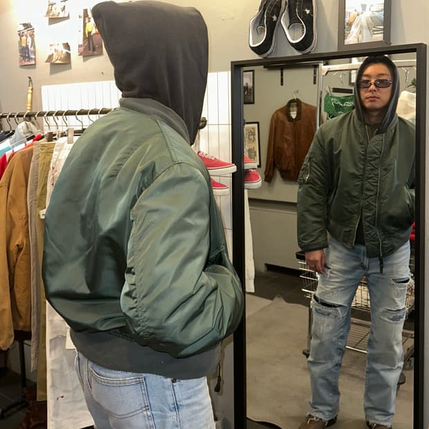 90’s Alpha Industries Ma-1 USA flight ja