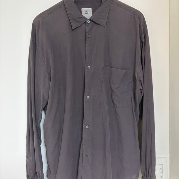 폴리테루 텐코 셔츠 퍼플그레이