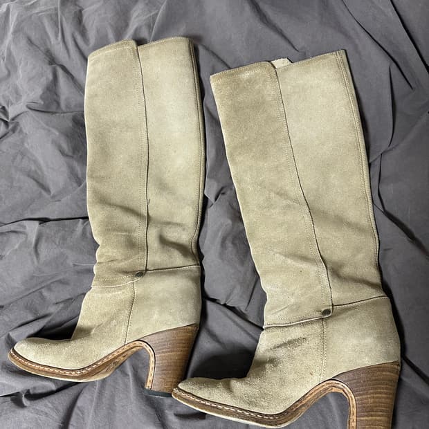BUTTERO BEIGE BOOTS 베이지 롱 부츠