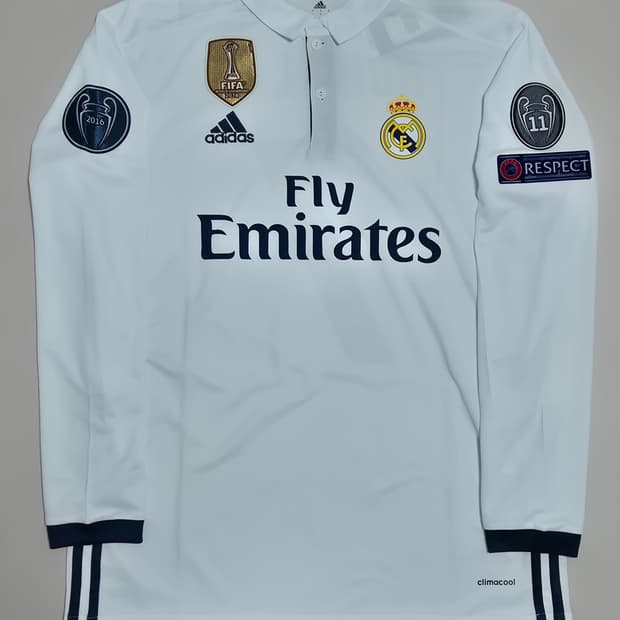 16-17 레알마드리드 홈킷 호날두 긴팔 유니폼 L 레플리카
