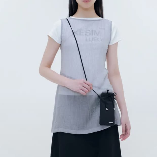 (8월25일까지 구함) 미세키서울 sheer sleeveless 원피스
