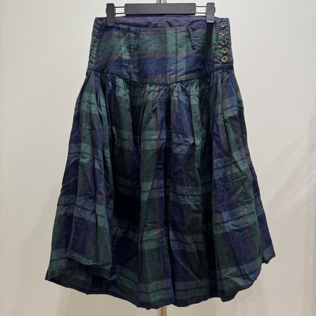 캐피탈 체크그린 아미쉬 가우초 팬츠