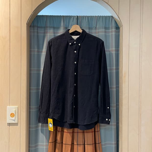 muji 무인양품 네이비셔츠 L