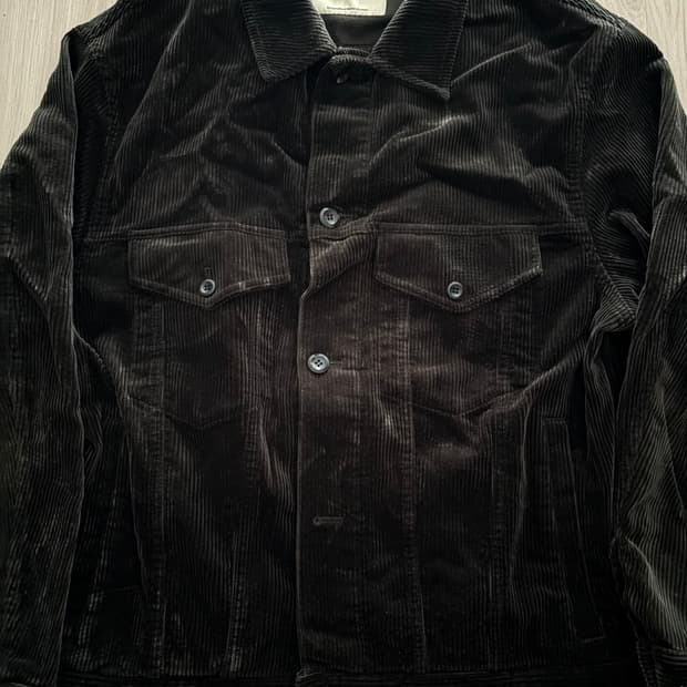 포터리 코듀로이 트러커 자켓