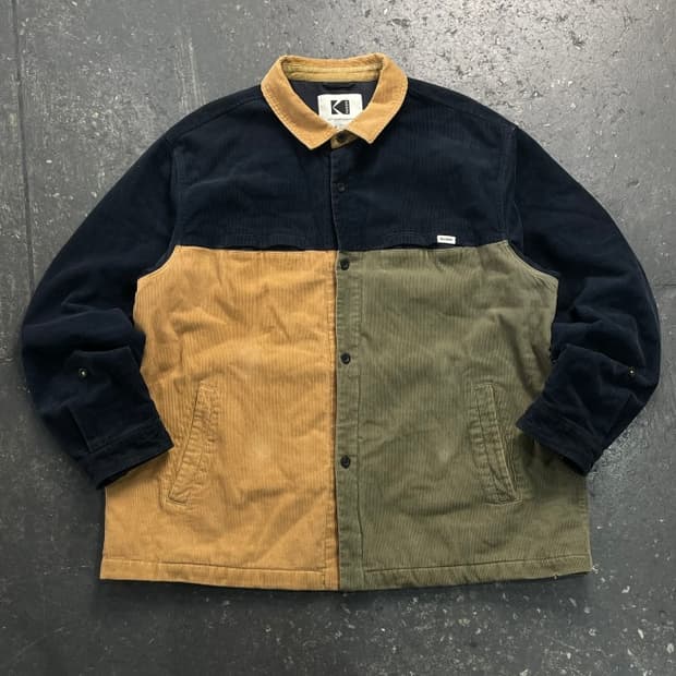105 코닥 코듀로이 블록컬러 자켓