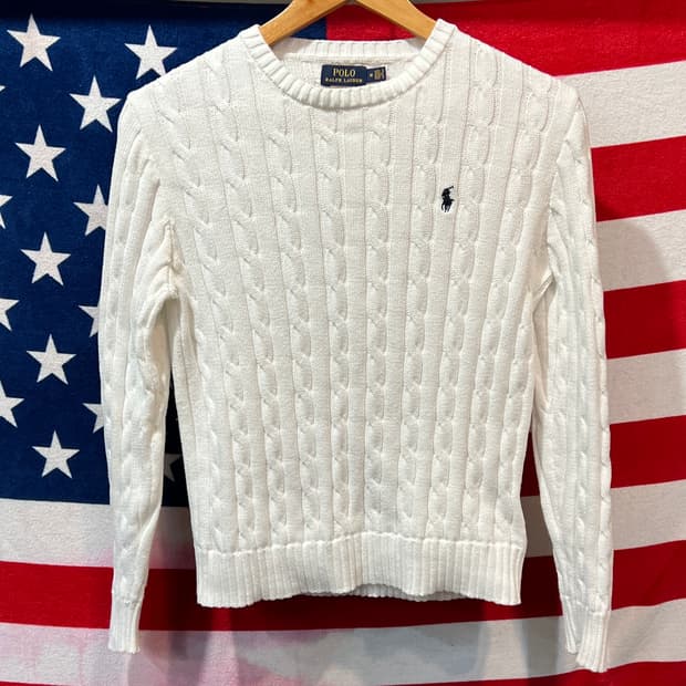 폴로 랄프로렌 신형 꽈배기 니트