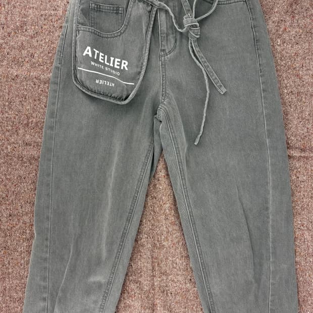👖 JJJ 아틀리에 워크 팬츠 (그레이) - 26사이즈