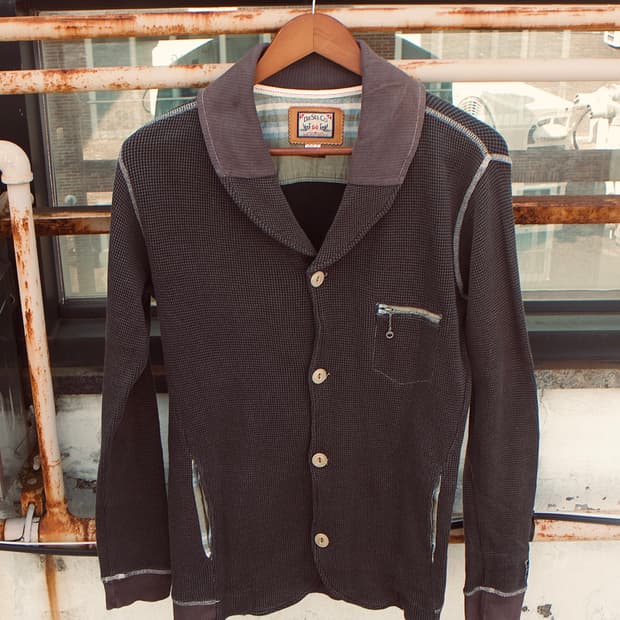DIESEL-CO vintage knit cotton jk