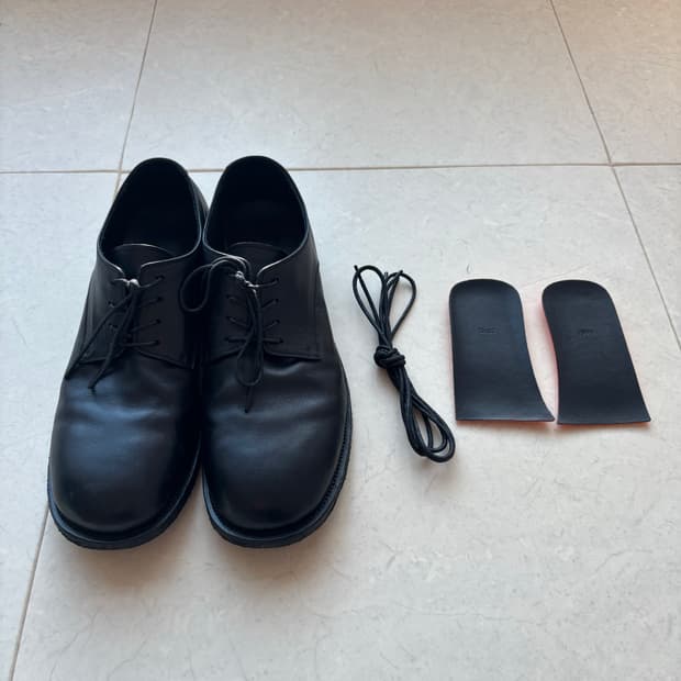 킨치 SHOWER 808(a) 블랙 더비슈즈 280