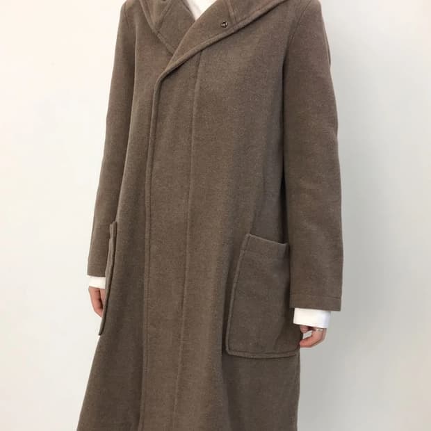 ZUCCA Wool Hooded Coat