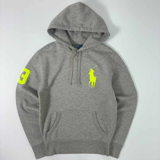 Polo 폴로 랄프로렌 빅포니 그레이 후드티