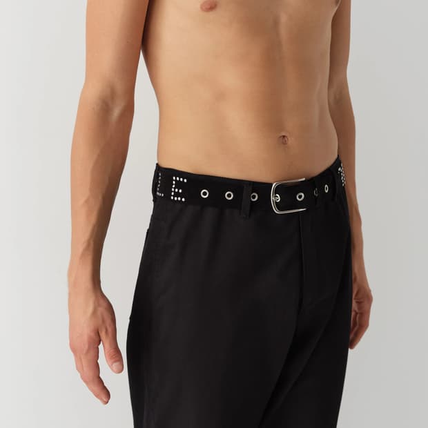 (S/M,M/L) 기마구아스 Fragile 스웨이드 벨트 / 블랙