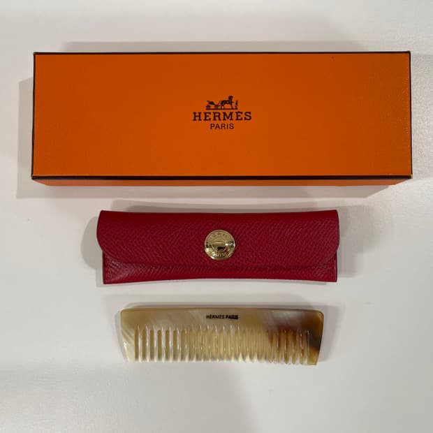 에르메스 코옴 빗 케이스 레드 Hermes