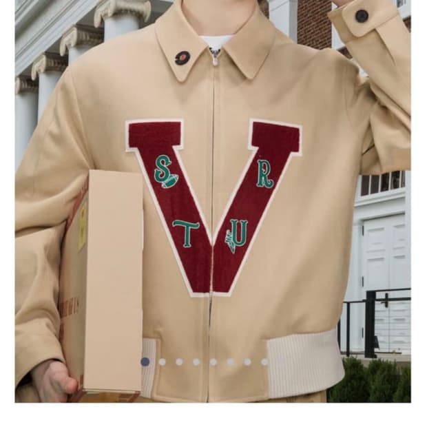 Stu V patch jacket