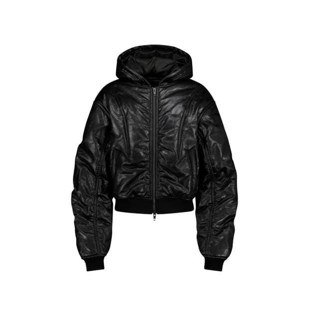 로딩룸 GLOSSY CRACK BOMBER JACKET