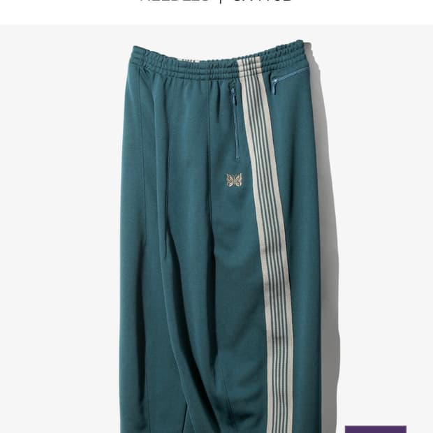 xs)니들스 hd트랙팬츠 그린 26ss