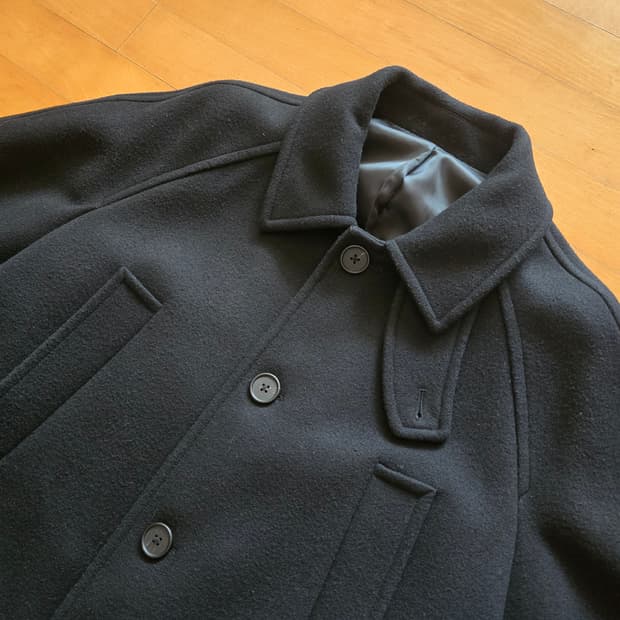 무탠다드X깡스타일리스트 캐시미어 블렌드 맥시 발마칸 코트 [블랙 / M]