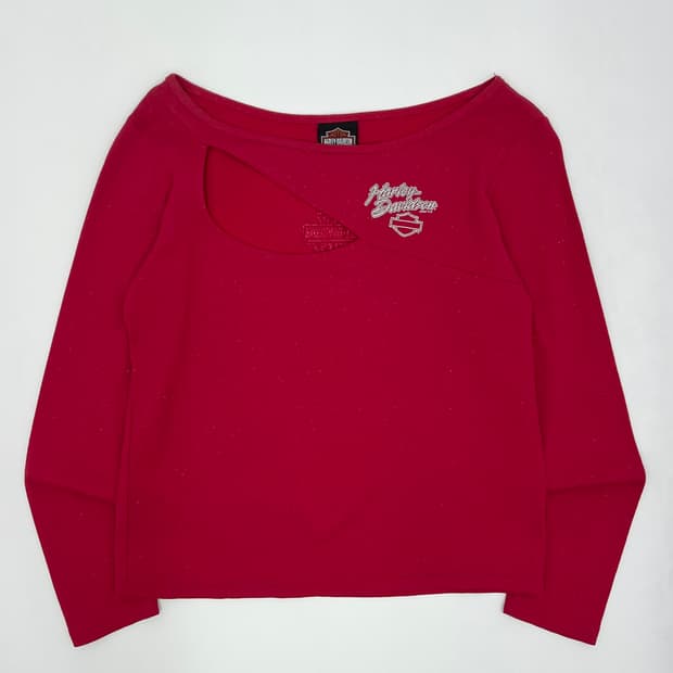 할리 데이비슨 긴팔 티셔츠