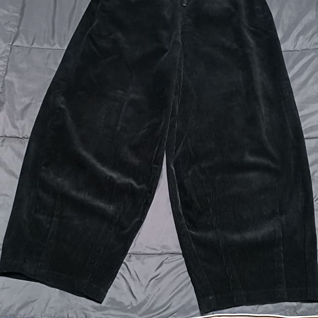 하이드아웃 와이드 코듀로이팬츠 33인치 기장101