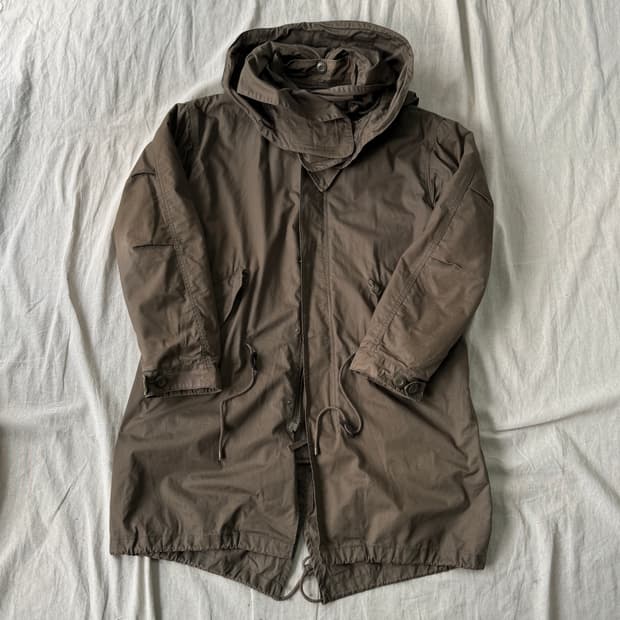 코데즈컴바인 하이넥 내+외피 개파카 야상 100