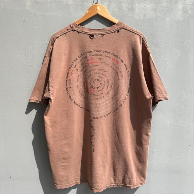 Tool 90s 툴 스파이럴 빈티지 티셔츠