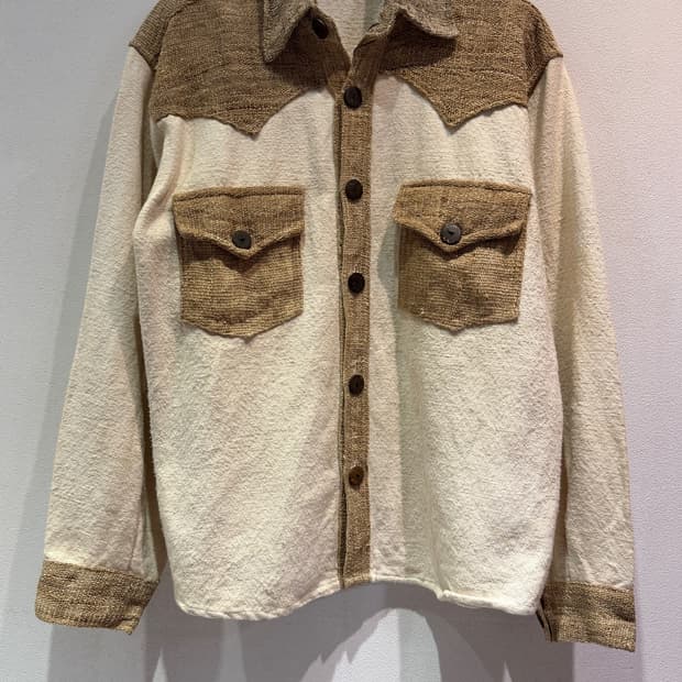 Vintage Western Style Texture Shirt