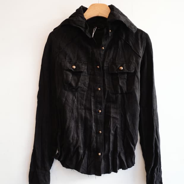 Japan brand 플리츠 투포켓 셔츠 